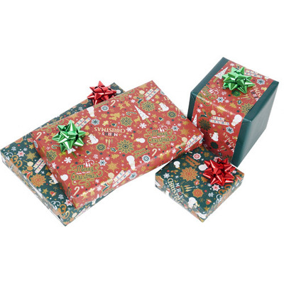 [특가상품]크리스마스 종이포장지 롤 포장지 56cm x 20m